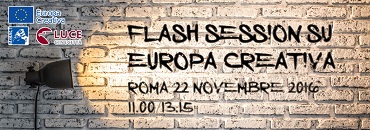 Flash Session su Europa Creativa alla Sala del Consiglio del MiBACT, Via del Collegio Romano 27