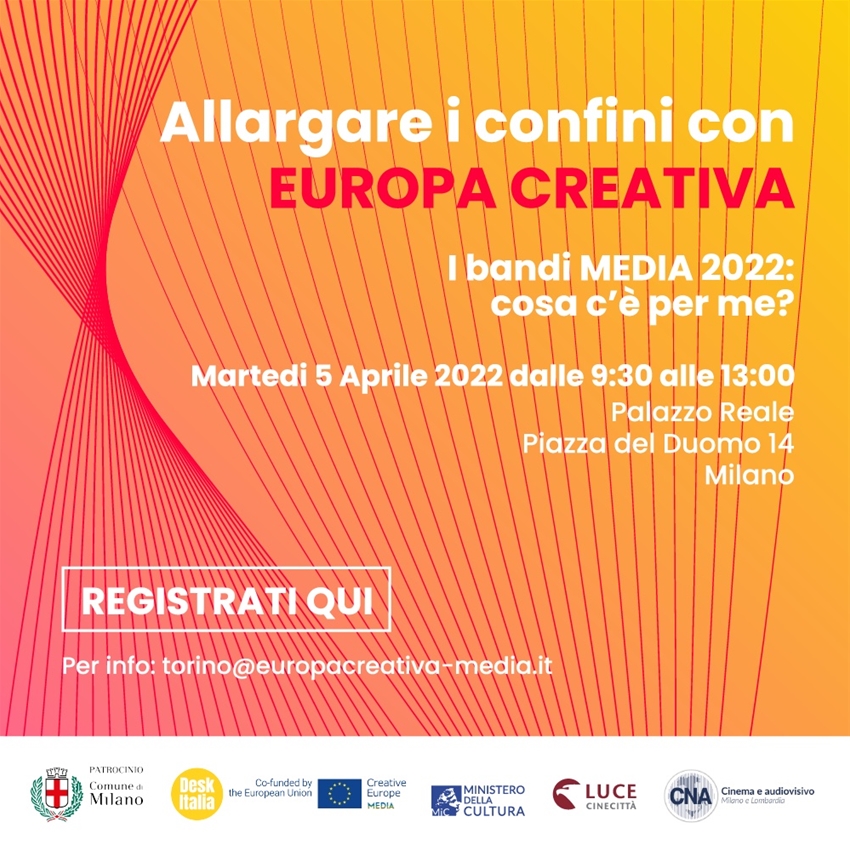 Bandi MEDIA 2022: a Milano una giornata dedicata