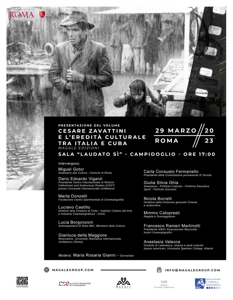 Presentazione del libro “Cesare Zavattini e l’eredità culturale tra Italia e Cuba”
