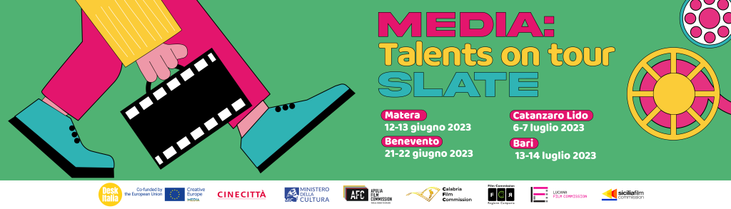 Media: Talents on tour – SLATE – Aperta la call per 10 produttori del Sud Italia