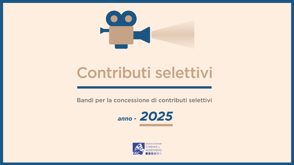 Pubblicati tre bandi per i contributi selettivi 2025, risorse per 82mln di euro