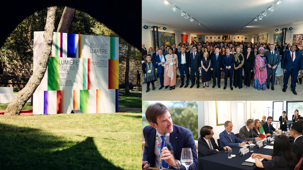 Cinema e audiovisivo, Italia protagonista al Sommet Lumière: dall’accordo di coproduzione con la Corea del Sud al lancio del Manifesto per l’Educazione all’Alfabetizzazione Visiva Universale
